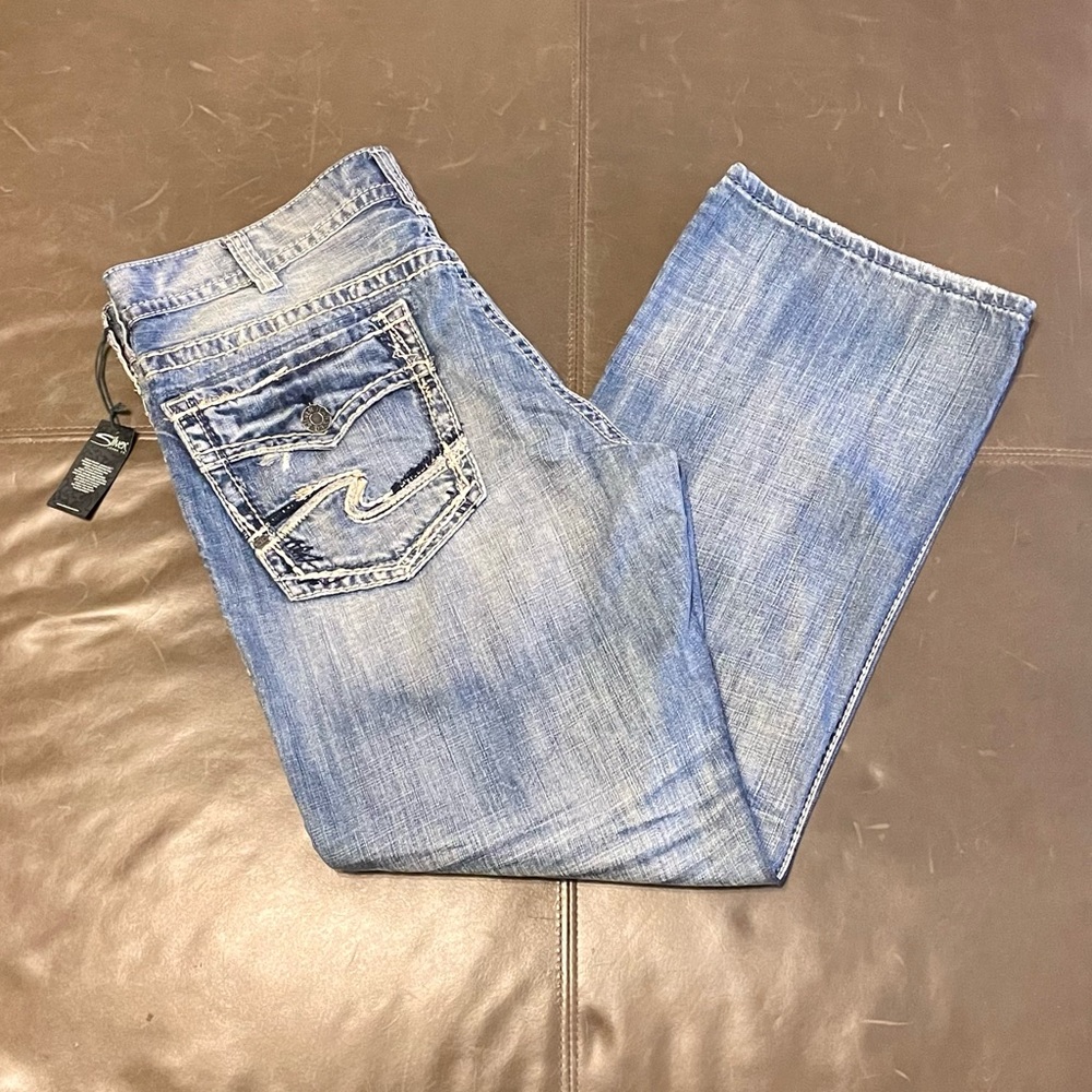 Silver Jeans Co. Zach Flap Men’s Relaxed fit Jeans (NWT)